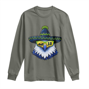 Sombrero Eagle With Neon Skyline Sunglasses Long Sleeve Shirt Emerald City Pride
