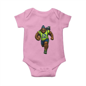 SeaSquatch Football Fan Baby Onesie Bigfoot Seattle Sports Pride Graphic