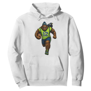 SeaSquatch Football Fan Hoodie Bigfoot Seattle Sports Pride Graphic