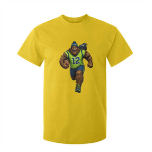 SeaSquatch Football Fan T Shirt For Kid Bigfoot Seattle Sports Pride Graphic