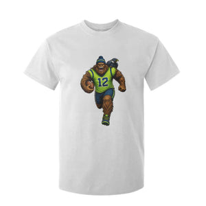 SeaSquatch Football Fan T Shirt For Kid Bigfoot Seattle Sports Pride Graphic