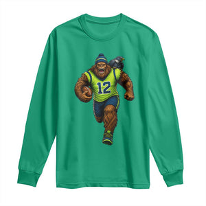 SeaSquatch Football Fan Long Sleeve Shirt Bigfoot Seattle Sports Pride Graphic