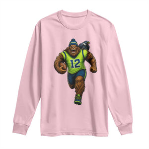 SeaSquatch Football Fan Long Sleeve Shirt Bigfoot Seattle Sports Pride Graphic
