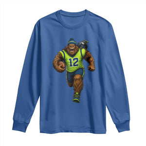 SeaSquatch Football Fan Long Sleeve Shirt Bigfoot Seattle Sports Pride Graphic