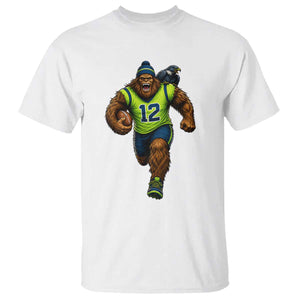 SeaSquatch Football Fan T Shirt Bigfoot Seattle Sports Pride Graphic