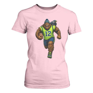 SeaSquatch Football Fan T Shirt For Women Bigfoot Seattle Sports Pride Graphic