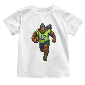 SeaSquatch Football Fan Toddler T Shirt Bigfoot Seattle Sports Pride Graphic