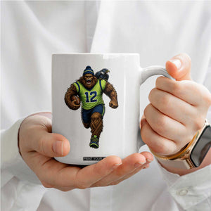 SeaSquatch Football Fan Coffee Mug Bigfoot Seattle Sports Pride Graphic