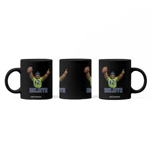Funny Bigfoot Seattle Sports Fan Coffee Mug Pacific Northwest Football Graphic