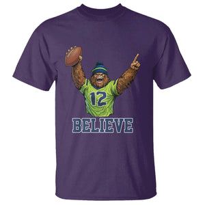 Funny Bigfoot Seattle Sports Fan T Shirt Pacific Northwest Football Graphic