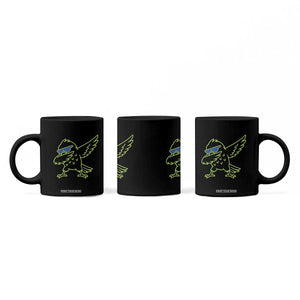 Funny Emerald City Seattle Bird Dabbing Coffee Mug Pacific Northwest Sports Fan