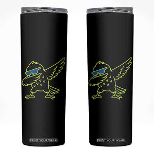 Funny Emerald City Seattle Bird Dabbing Skinny Tumbler Pacific Northwest Sports Fan