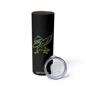 Funny Emerald City Seattle Bird Dabbing Skinny Tumbler Pacific Northwest Sports Fan