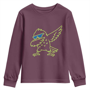 Funny Emerald City Seattle Bird Dabbing Youth Sweatshirt Pacific Northwest Sports Fan