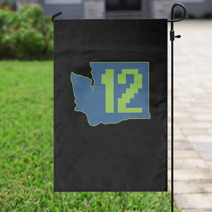 Washington State Map Number 12 Garden Flag Pacific Northwest Sports Fan