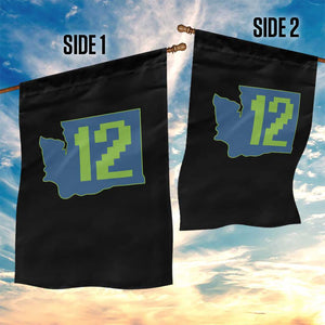 Washington State Map Number 12 Garden Flag Pacific Northwest Sports Fan