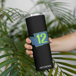 Washington State Map Number 12 Skinny Tumbler Pacific Northwest Sports Fan