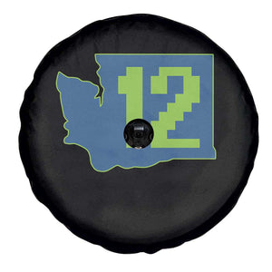 Washington State Map Number 12 Spare Tire Cover Pacific Northwest Sports Fan