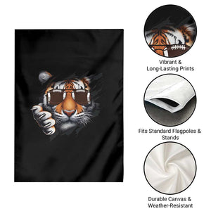 Funny Bengal Tiger Garden Flag Football Lover Gift TS12 Print Your Wear