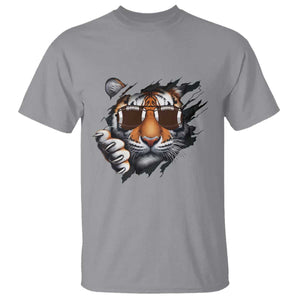 Funny Bengal Tiger T Shirt Football Lover Gift TS12 Sport Gray Print Your Wear