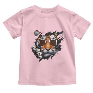 Funny Bengal Tiger Toddler T Shirt Football Lover Gift TS12 Light Pink Print Your Wear