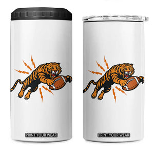 Funny BTFF Game Day Jungle Spirit 4 in 1 Can Cooler Tumbler TS12 One Size: 16 oz White Print Your Wear