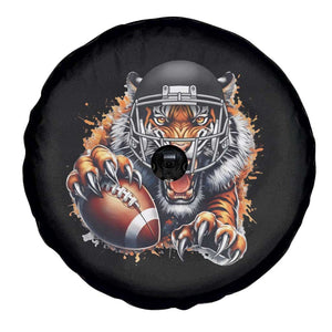 Funny Bengal Tiger With Helmet Spare Tire Cover Football Lover Gift TS12 Print Your Wear