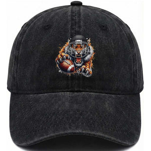 Funny OHBF Football Lover Gift Washed Cotton Baseball Cap TS12 Print Your Wear