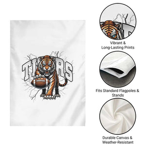 Funny Bengal Tiger Garden Flag Gift For Football Lover TS12 Print Your Wear