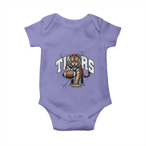 Funny Bengal Tiger Baby Onesie Gift For Football Lover TS12 Violet Print Your Wear