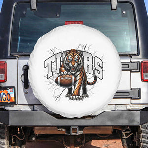 Funny Bengal Tiger Spare Tire Cover Gift For Football Lover TS12 No hole White Print Your Wear