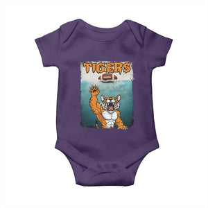 Bengal Tiger Football Baby Onesie Horror Parody Gift TS12 Purple Print Your Wear