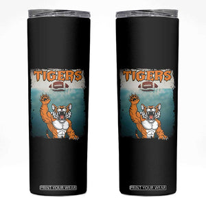 Bengal Tiger Football Skinny Tumbler Horror Parody Gift TS12 Black Print Your Wear
