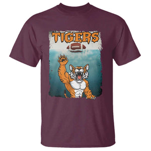 Bengal Tiger Football T Shirt Horror Parody Gift TS12 Maroon Print Your Wear
