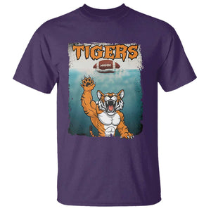 Bengal Tiger Football T Shirt Horror Parody Gift TS12 Purple Print Your Wear