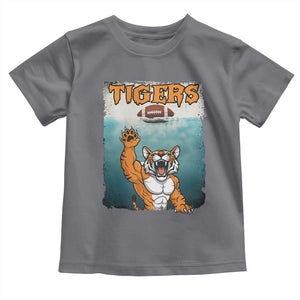 Bengal Tiger Football Toddler T Shirt Horror Parody Gift TS12 Charcoal Print Your Wear