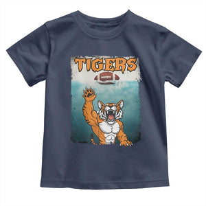 Bengal Tiger Football Toddler T Shirt Horror Parody Gift TS12 Navy Print Your Wear