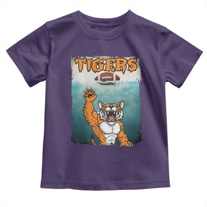 Bengal Tiger Football Toddler T Shirt Horror Parody Gift TS12 Purple Print Your Wear