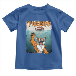 Bengal Tiger Football Toddler T Shirt Horror Parody Gift TS12 Royal Blue Print Your Wear
