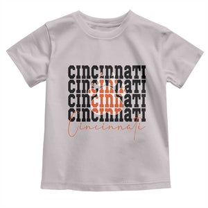 Cincinnati Tiger Paw Toddler T Shirt Football Lover Gift TS12 Ice Gray Print Your Wear
