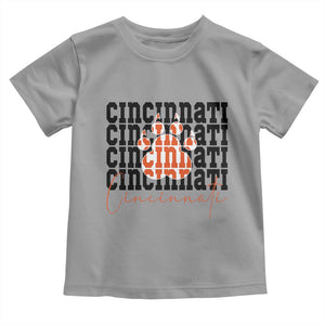 Cincinnati Tiger Paw Toddler T Shirt Football Lover Gift TS12 Sport Gray Print Your Wear