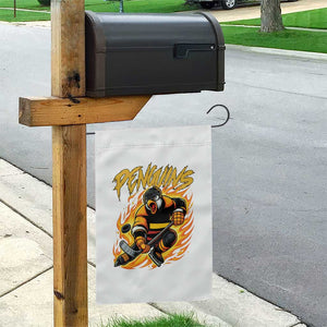 Penguin Playing Ice Hockey Garden Flag Funny Sports Fan Gift TS12 Print Your Wear