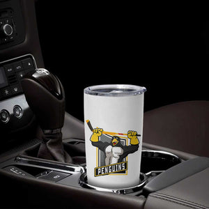 Funny Ice Hockey Player Gift Tumbler Cup Penguin Power TS12 Print Your Wear