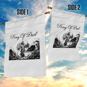 Greek Mythology Poseidon Dartist Garden Flag King Of Dart Thrower TS12 Print Your Wear