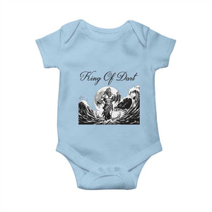 Greek Mythology Poseidon Dartist Baby Onesie King Of Dart Thrower TS12 Light Blue Print Your Wear