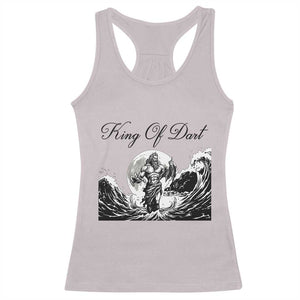 Greek Mythology Poseidon Dartist Racerback Tank Top King Of Dart Thrower TS12 Ice Gray Print Your Wear