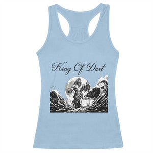 Greek Mythology Poseidon Dartist Racerback Tank Top King Of Dart Thrower TS12 Light Blue Print Your Wear