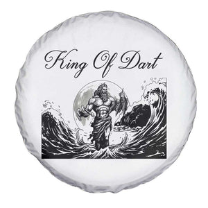 Greek Mythology Poseidon Dartist Spare Tire Cover King Of Dart Thrower TS12 Print Your Wear