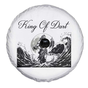 Greek Mythology Poseidon Dartist Spare Tire Cover King Of Dart Thrower TS12 Print Your Wear