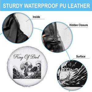 Greek Mythology Poseidon Dartist Spare Tire Cover King Of Dart Thrower TS12 Print Your Wear